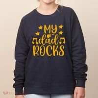 My Dad Rocks Musicial Women's Sweatshirt thumb 0