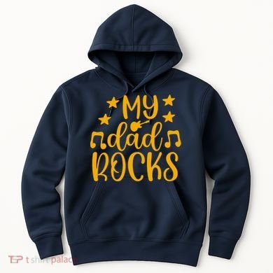 My Dad Rocks Musicial Hoodie