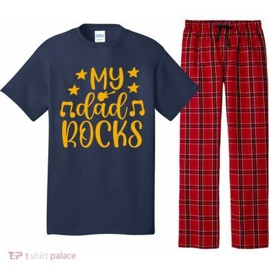 My Dad Rocks Musicial Pajama Set