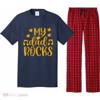 My Dad Rocks Musicial Pajama Set thumb 0
