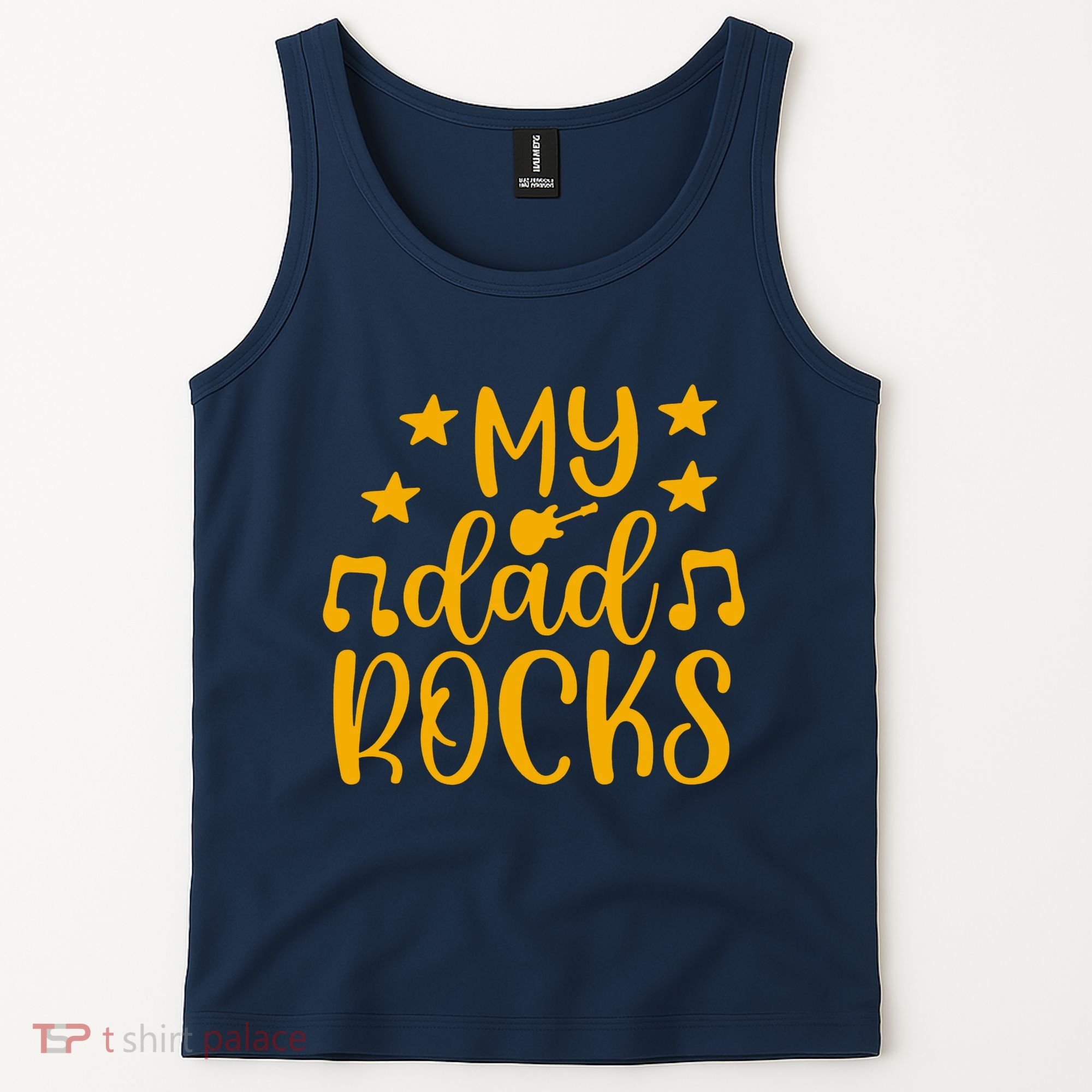 My Dad Rocks Musicial Tank Top