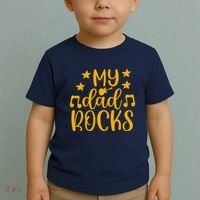 My Dad Rocks Musicial Toddler T-Shirt thumb 2