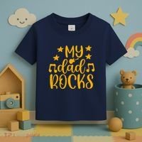 My Dad Rocks Musicial Toddler T-Shirt thumb 3