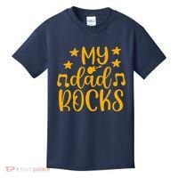 My Dad Rocks Musicial Kids T-Shirt thumb 0