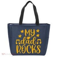 My Dad Rocks Musicial Tote Bag thumb 0
