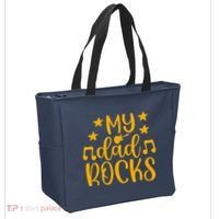 My Dad Rocks Musicial Tote Bag thumb 2
