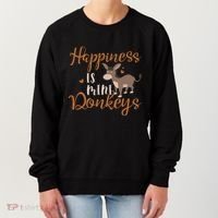 Miniature Donkeys Rancher Farmer Mini Donkey Lover Gift Women's Sweatshirt thumb 0