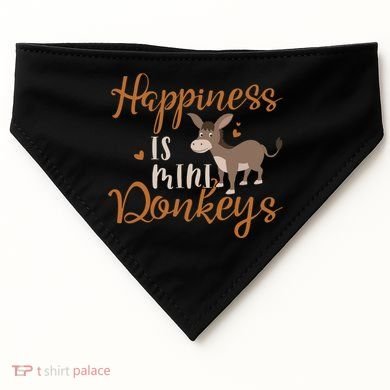 Miniature Donkeys Rancher Farmer Mini Donkey Lover Gift USA-Made Doggie Bandana