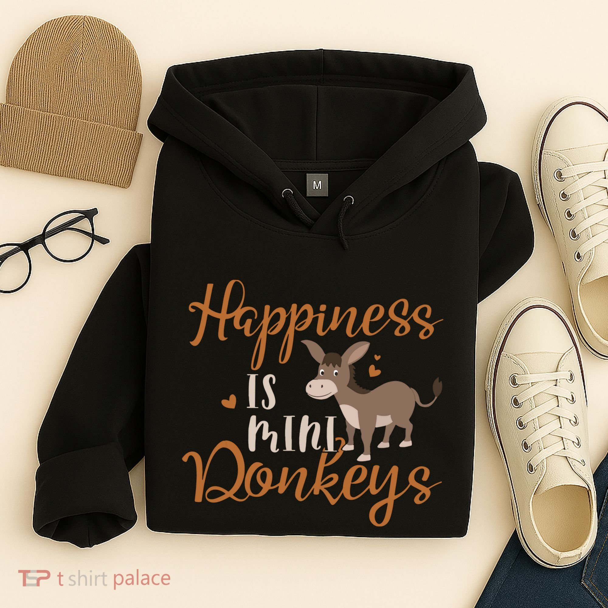 Miniature Donkeys Rancher Farmer Mini Donkey Lover Gift Hoodie
