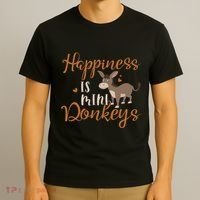 Miniature Donkeys Rancher Farmer Mini Donkey Lover Gift T-Shirt thumb 3