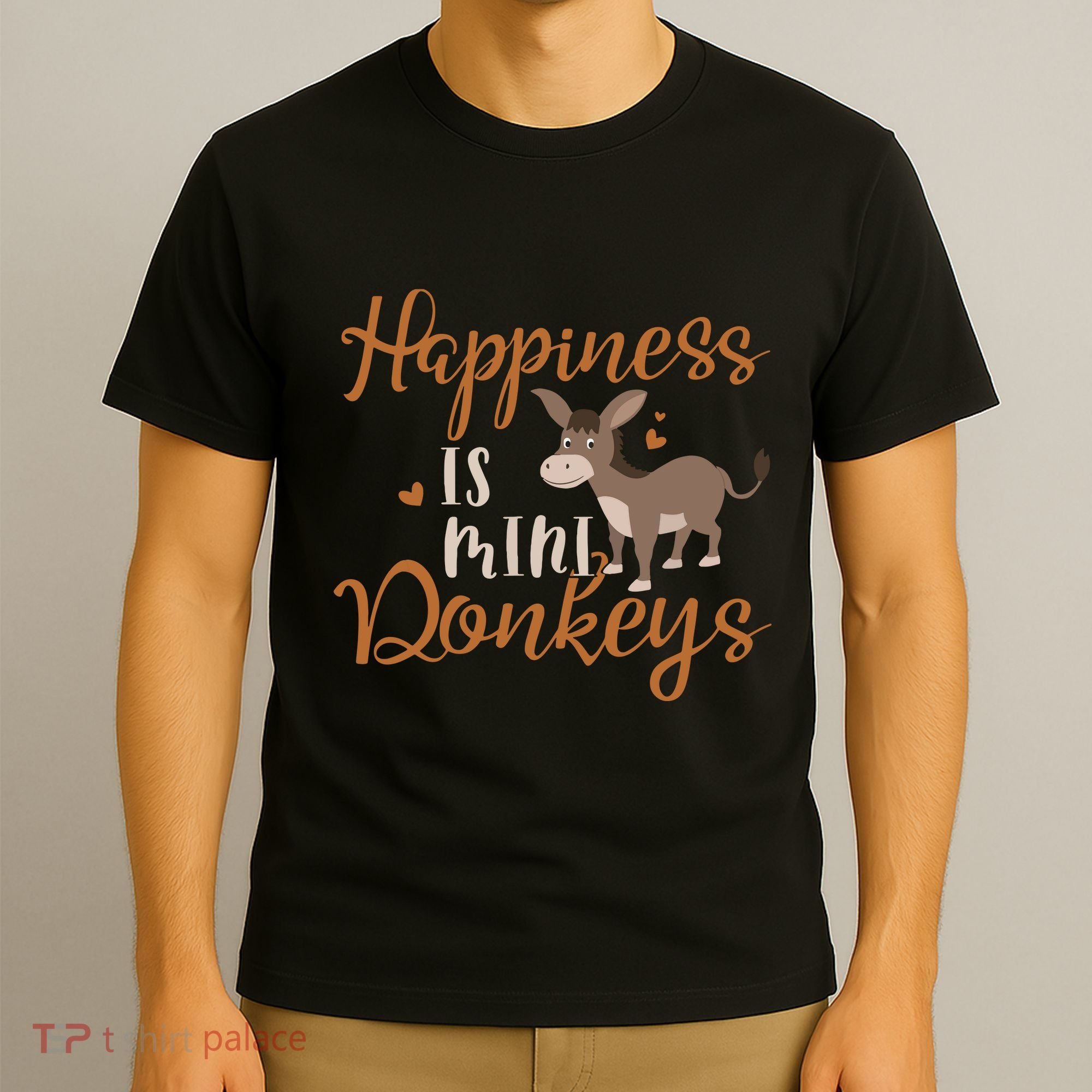 Miniature Donkeys Rancher Farmer Mini Donkey Lover Gift T-Shirt