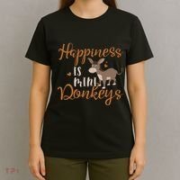 Miniature Donkeys Rancher Farmer Mini Donkey Lover Gift T-Shirt thumb 4