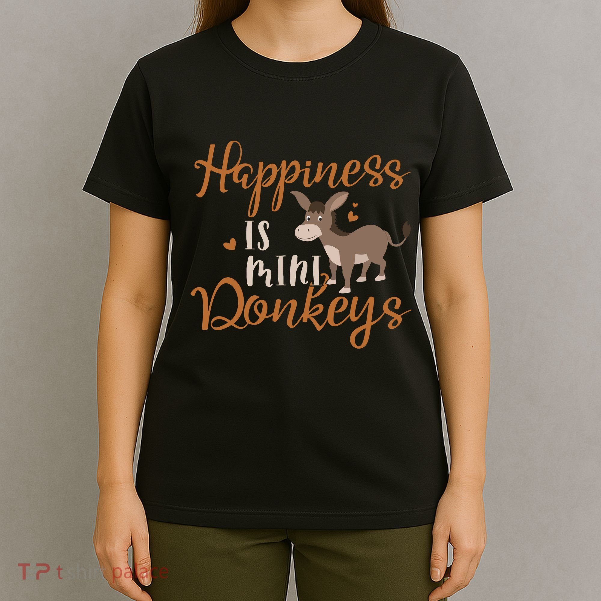 Miniature Donkeys Rancher Farmer Mini Donkey Lover Gift T-Shirt