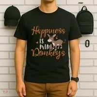 Miniature Donkeys Rancher Farmer Mini Donkey Lover Gift T-Shirt thumb 6