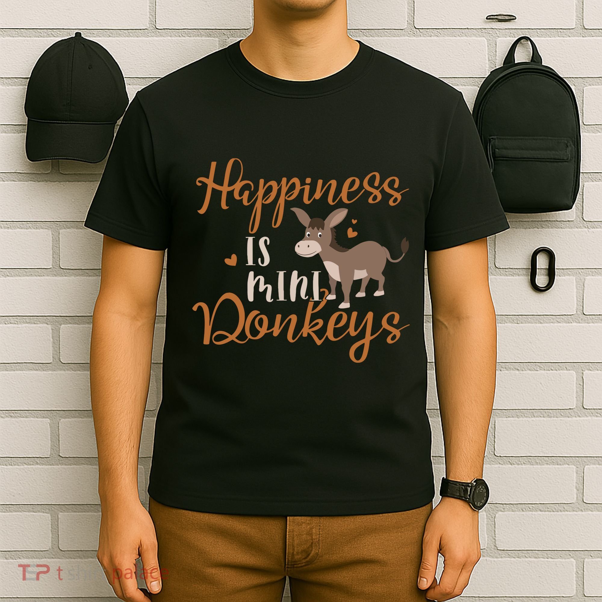 Miniature Donkeys Rancher Farmer Mini Donkey Lover Gift T-Shirt