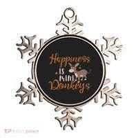 Miniature Donkeys Rancher Farmer Mini Donkey Lover Gift Ornament thumb 0