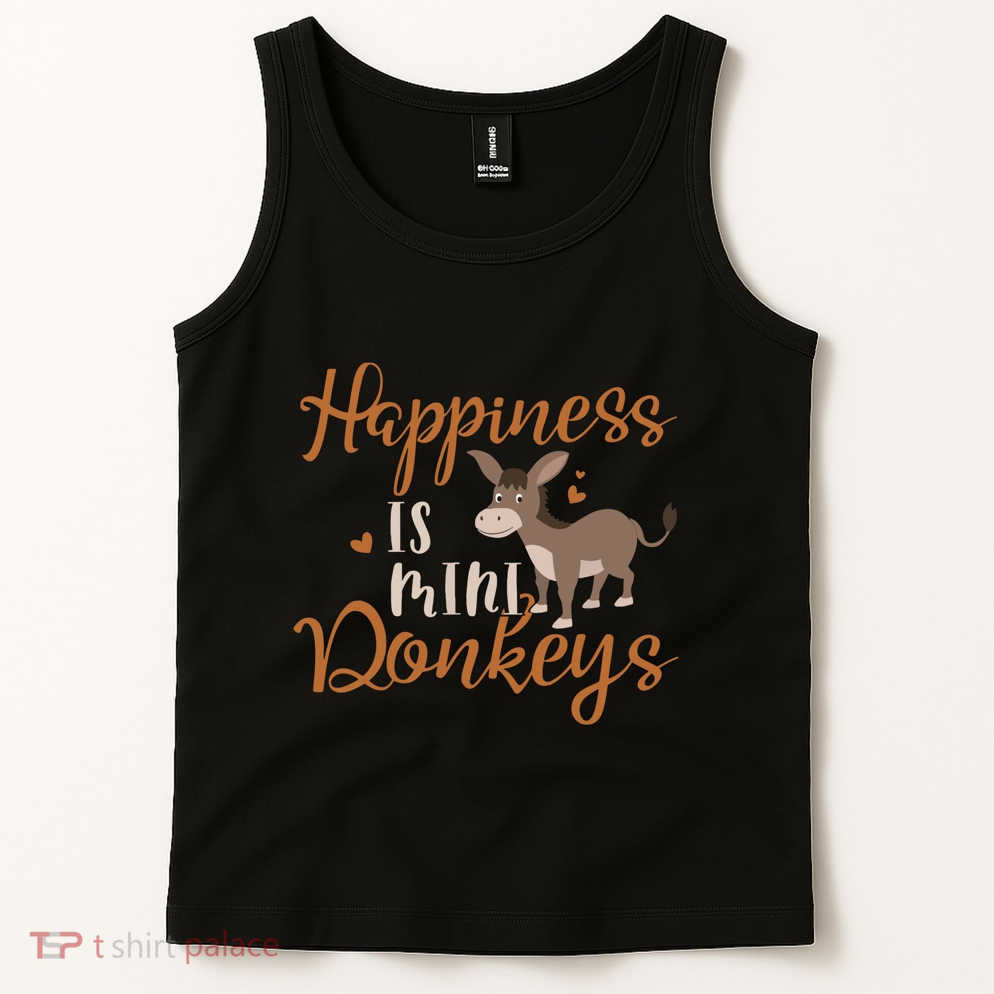 Miniature Donkeys Rancher Farmer Mini Donkey Lover Gift Tank Top