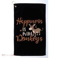 Miniature Donkeys Rancher Farmer Mini Donkey Lover Gift Golf Towel thumb 0