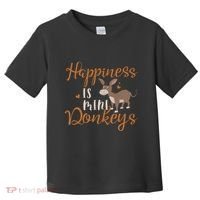 Miniature Donkeys Rancher Farmer Mini Donkey Lover Gift Toddler T-Shirt thumb 0