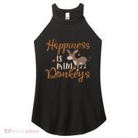Miniature Donkeys Rancher Farmer Mini Donkey Lover Gift Women's Perfect Tri Rocker Tank thumb 0