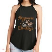 Miniature Donkeys Rancher Farmer Mini Donkey Lover Gift Women's Perfect Tri Rocker Tank thumb 2