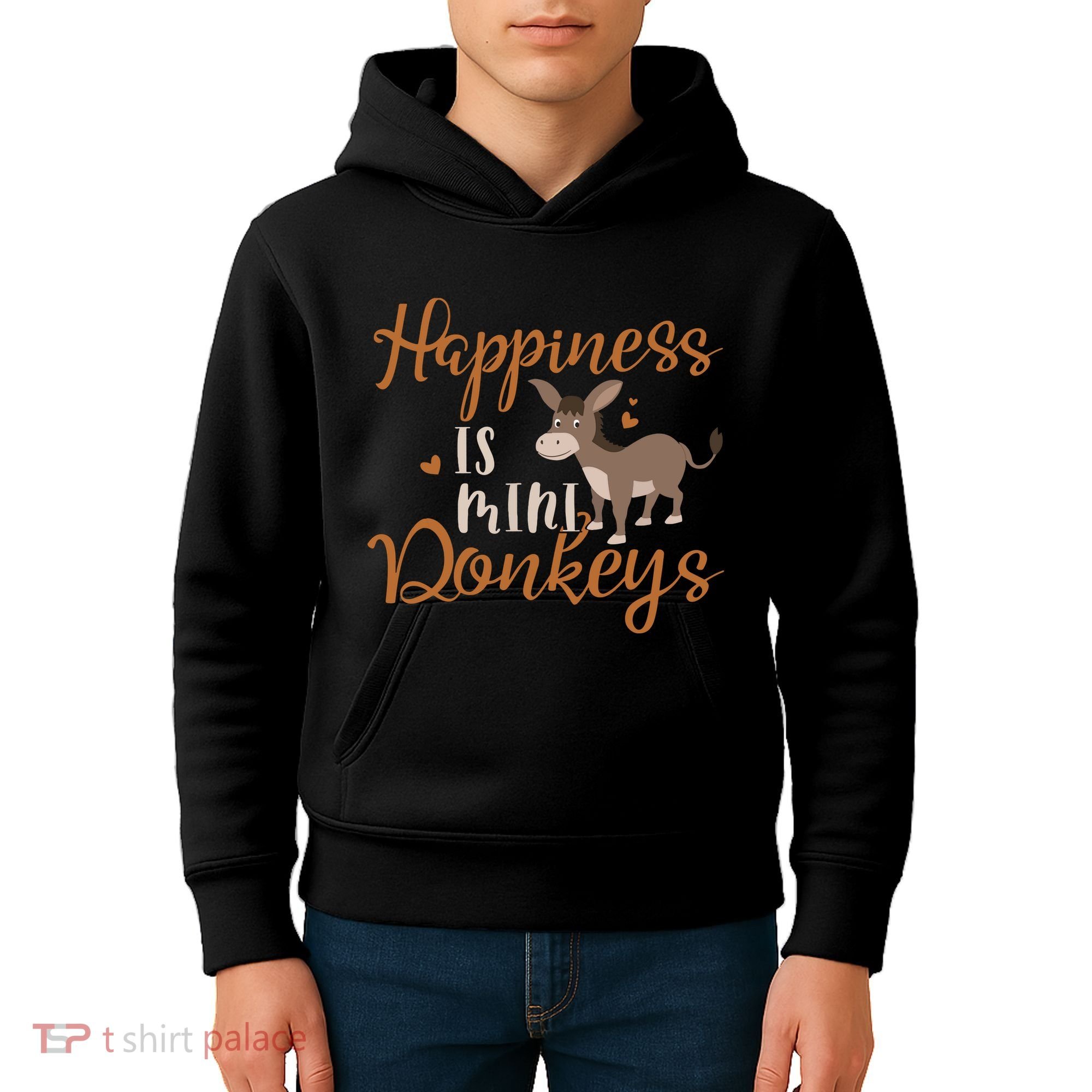 Miniature Donkeys Rancher Farmer Mini Donkey Lover Gift Kids Hoodie