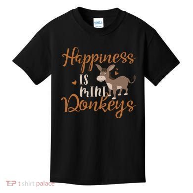 Miniature Donkeys Rancher Farmer Mini Donkey Lover Gift Kids T-Shirt