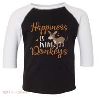 Miniature Donkeys Rancher Farmer Mini Donkey Lover Gift Toddler Fine Jersey T-Shirt thumb 0
