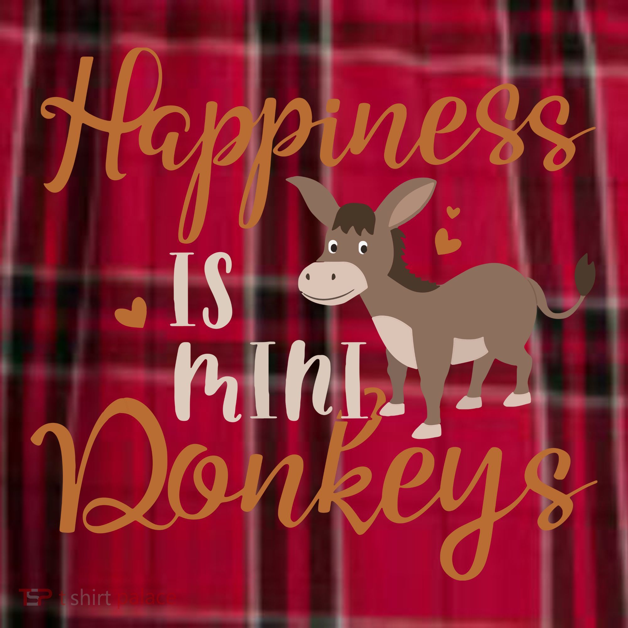 Miniature Donkeys Rancher Farmer Mini Donkey Lover Gift Men's Flannel Plaid Pajama Pants