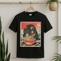 Moo Deng Ramen Japanese Vintage Moo Deng Japanese Noodles T-Shirt thumb 2