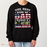 Military Dad Raised A U.S Army Soldier Women's Sweatshirt thumb 0