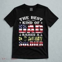 Military Dad Raised A U.S Army Soldier T-Shirt thumb 5