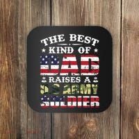 Military Dad Raised A U.S Army Soldier Coaster thumb 0