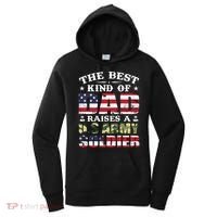 Military Dad Raised A U.S Army Soldier Women's Hoodie thumb 0