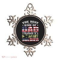 Military Dad Raised A U.S Army Soldier Ornament thumb 0