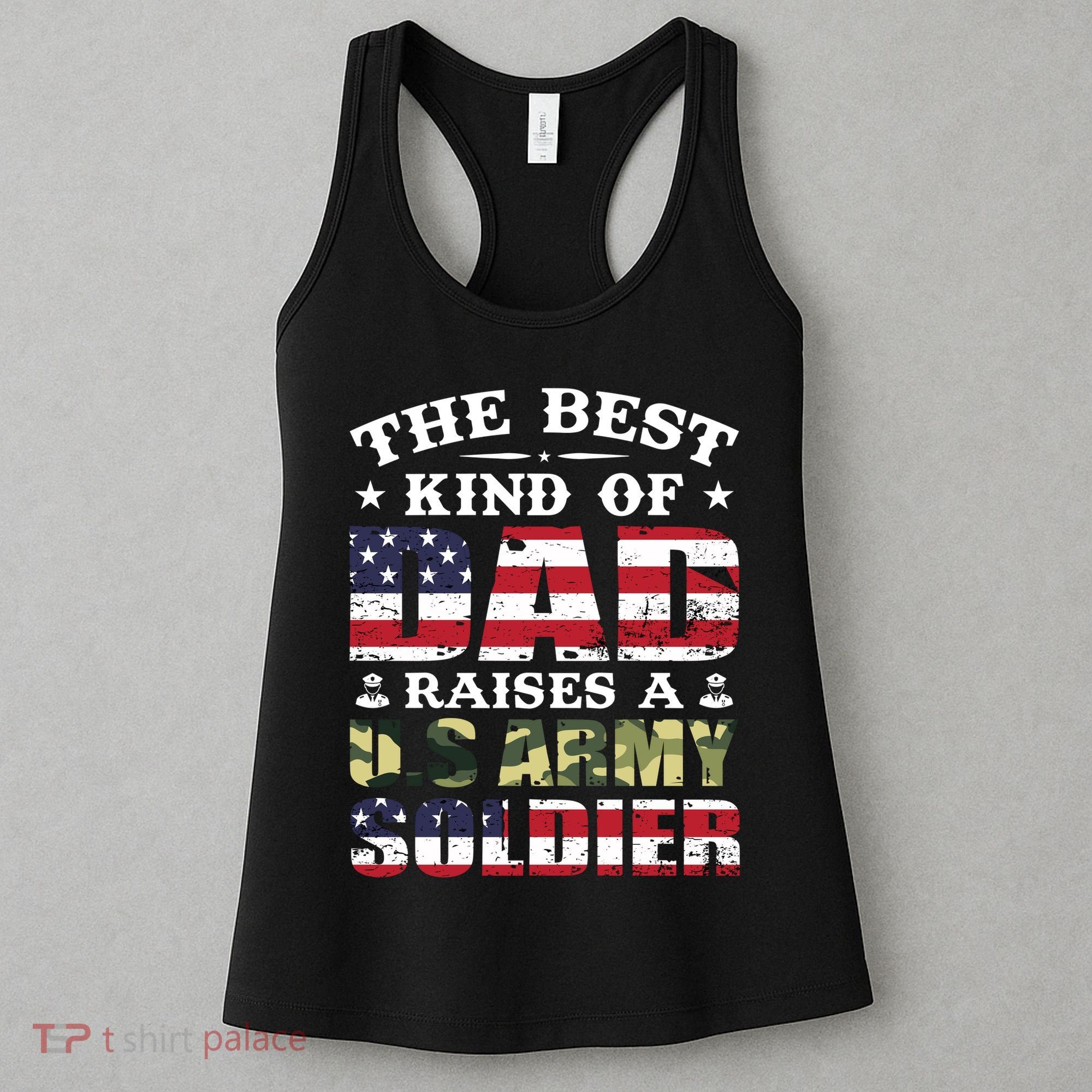 Military Dad Raised A U.S Army Soldier Women's Tank Top