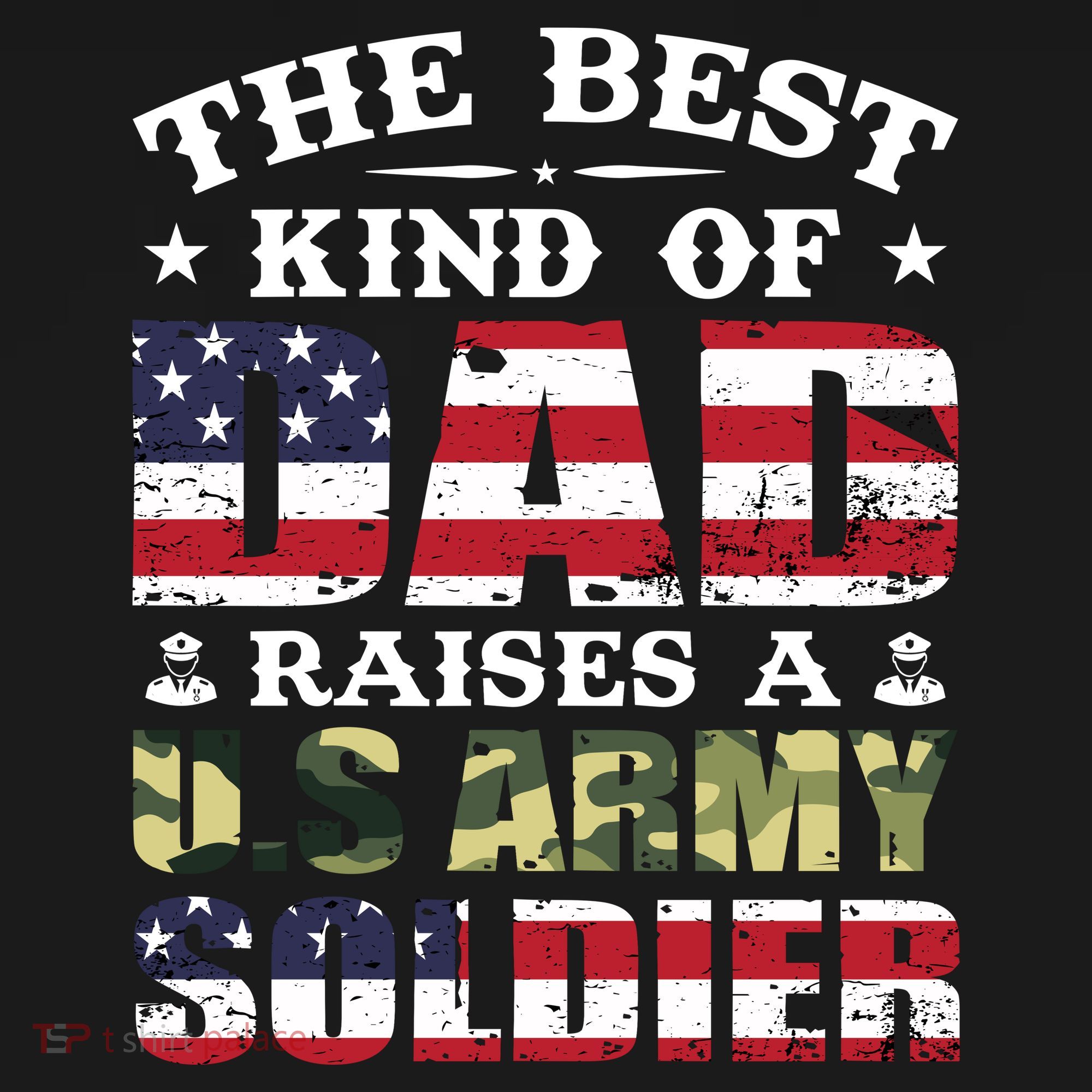 Military Dad Raised A U.S Army Soldier Baby Bodysuit