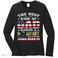 Military Dad Raised A U.S Army Soldier Women's Long Sleeve Shirt thumb 0