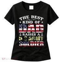 Military Dad Raised A U.S Army Soldier Women's T-Shirt thumb 0