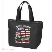 Military Dad Raised A U.S Army Soldier Tote Bag thumb 3