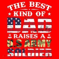 Military Dad Raised A U.S Army Soldier Santa Hat thumb 1