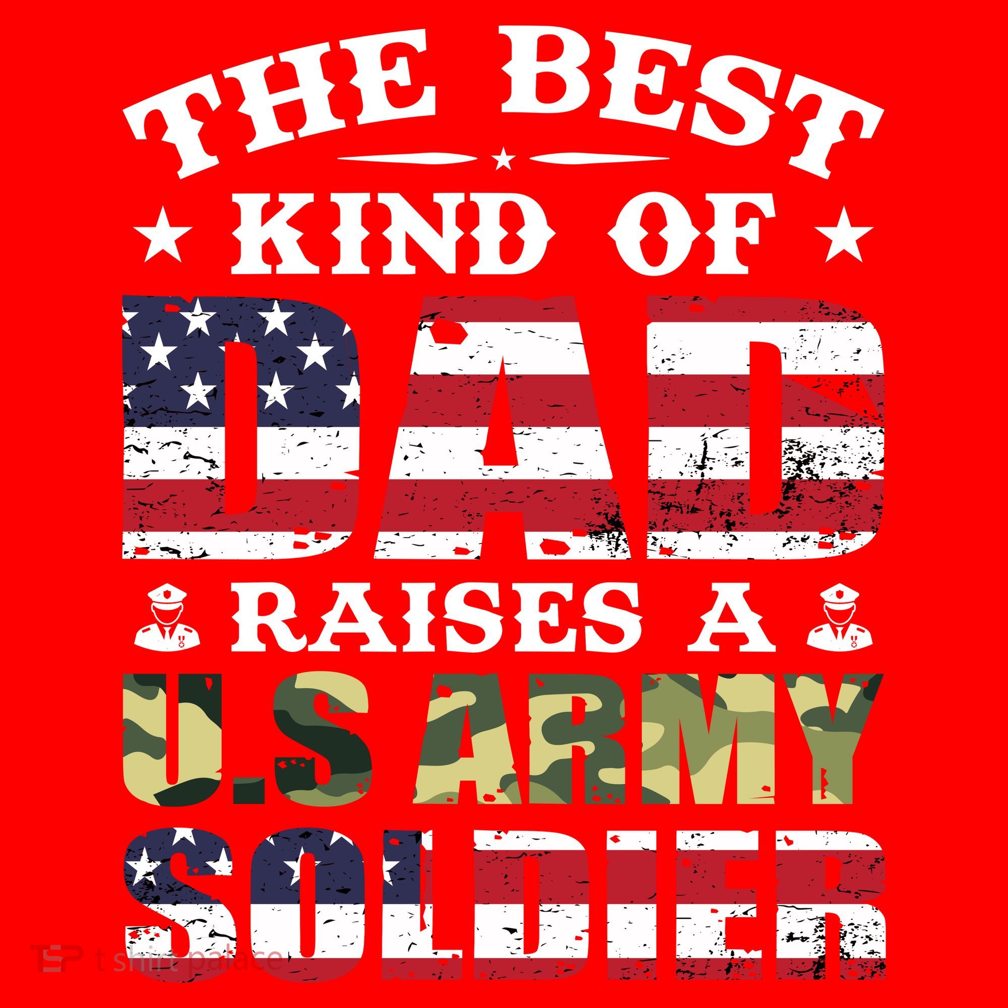 Military Dad Raised A U.S Army Soldier Santa Hat