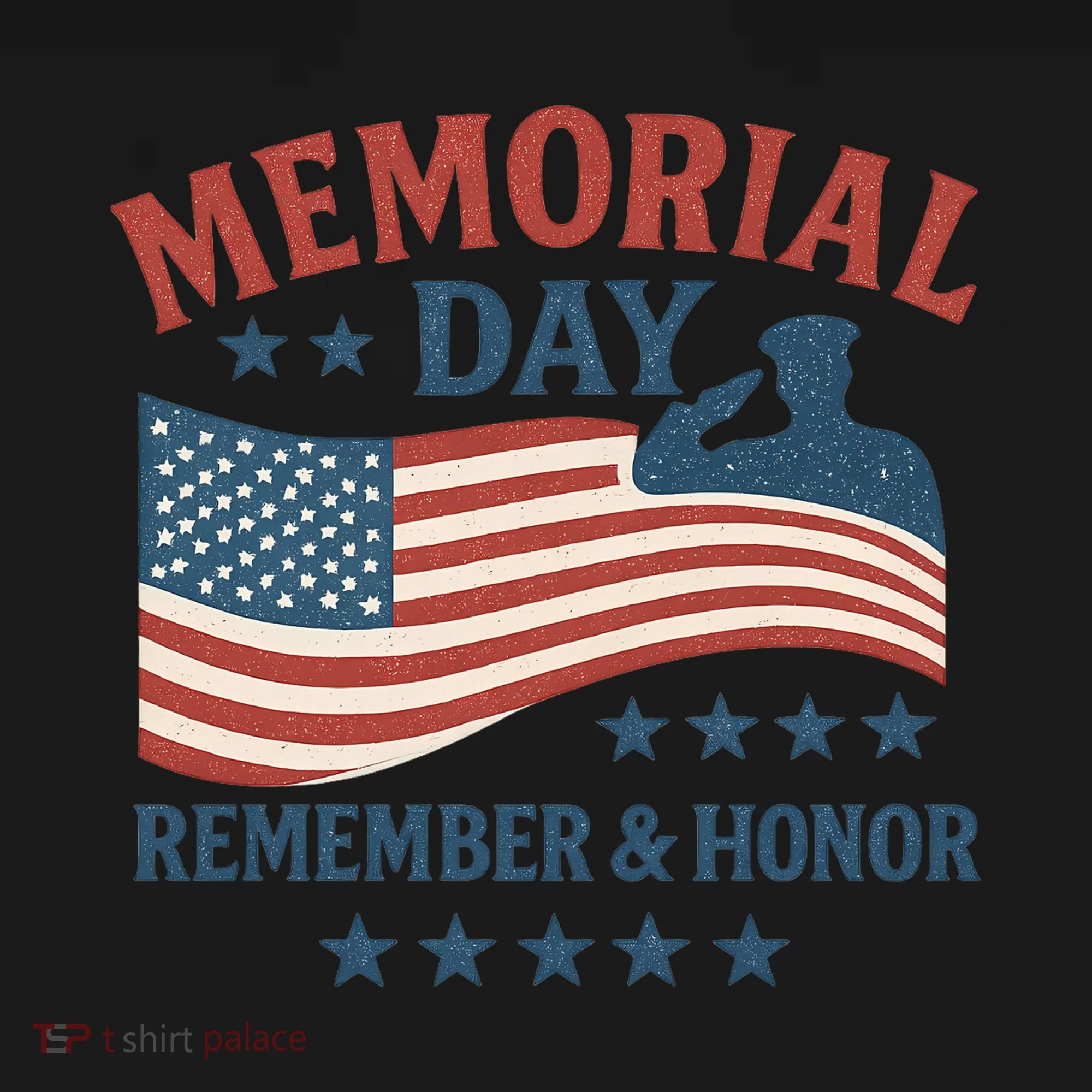 Memorial Day Remember & Honor Apron