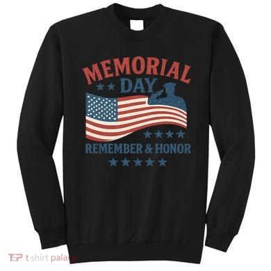 Memorial Day Remember & Honor Sweatshirt