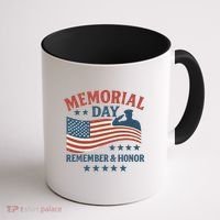 Memorial Day Remember & Honor Coffee Mug thumb 1