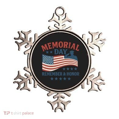 Memorial Day Remember & Honor Ornament