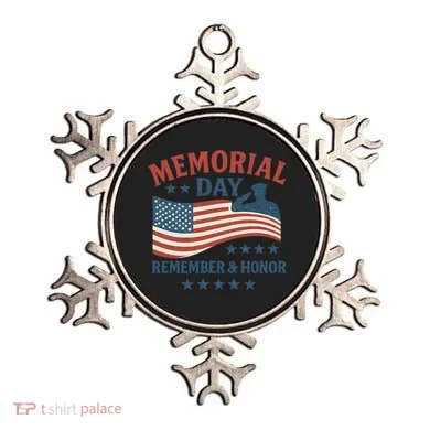 Memorial Day Remember & Honor Ornament