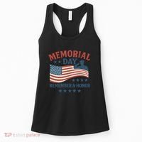 Memorial Day Remember & Honor Women's Tank Top thumb 0