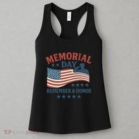 Memorial Day Remember & Honor Women's Tank Top thumb 3