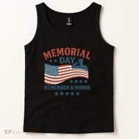 Memorial Day Remember & Honor Tank Top thumb 2